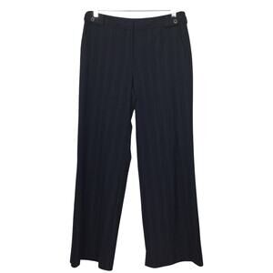 Liz Claiborne Sloane Pinstripe Career Straight Leg Corpcore Pants Women's 12